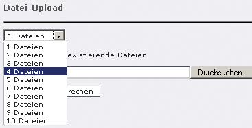 Drop-Down-Menü