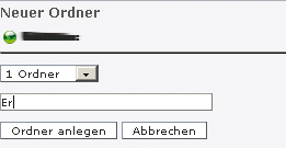 Ordner anlegen